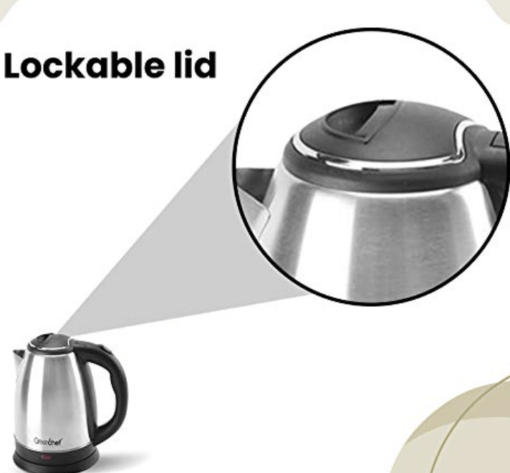 Greenchef Electric Kettle (1.5 L, Silver) - Image 3